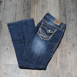 Maurices Dark Blue Boot Cut Jeans